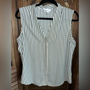 Striped Sleeveless Top- Size M